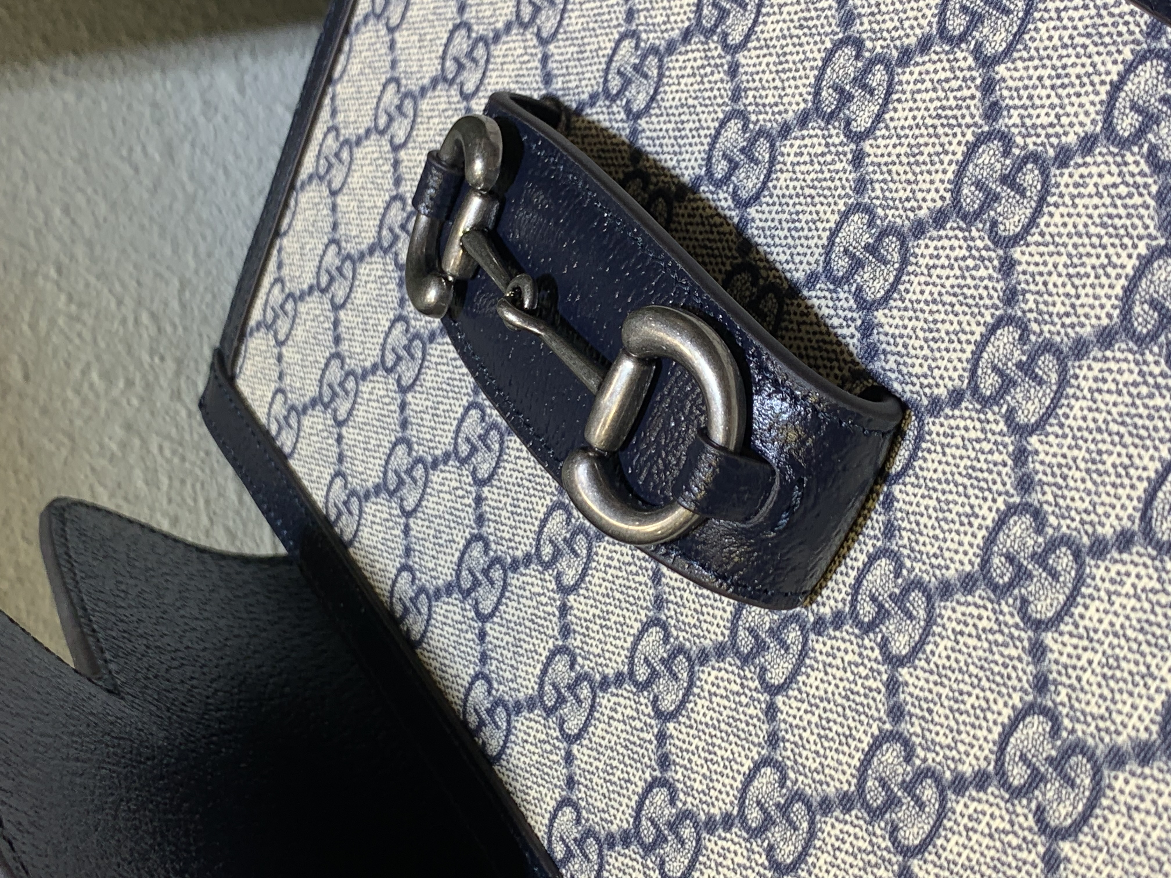 Gucci Horsebit 1955 Navy Bag: Stunning 2024 Luxury Choice