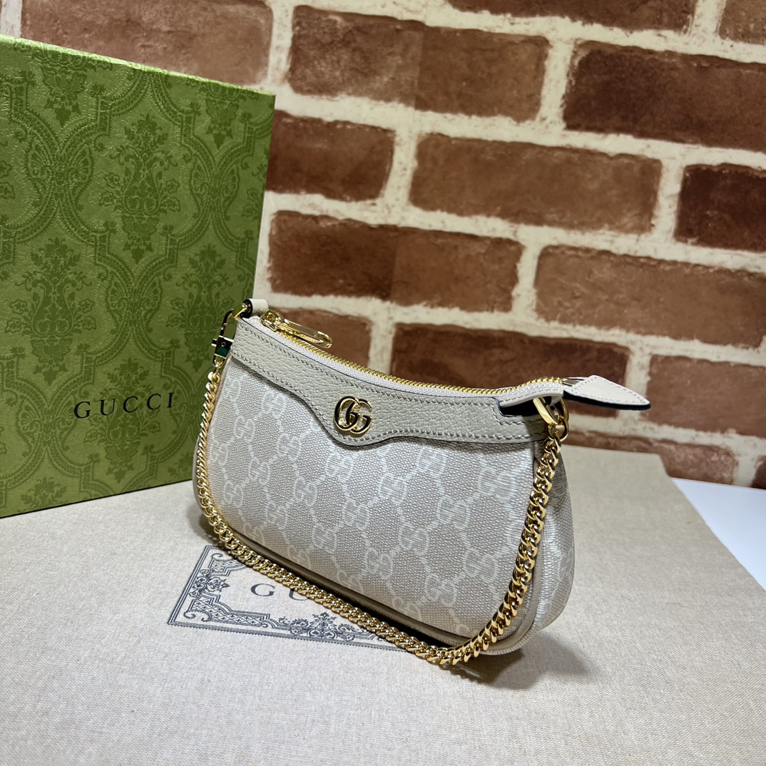 Gucci Horsebit 1955 mini bag in Beige Brown GG Canvas