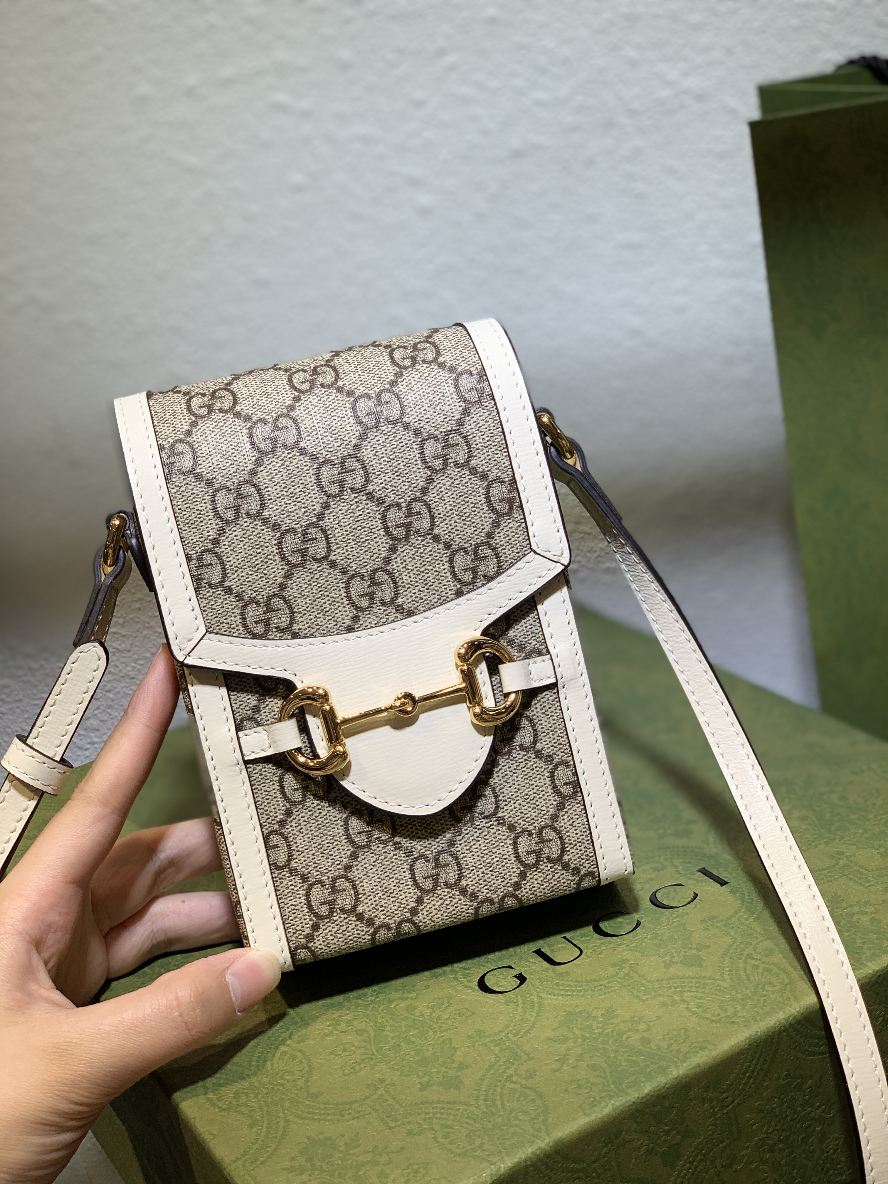 Gucci Horsebit 1955 mini bag Top Quality