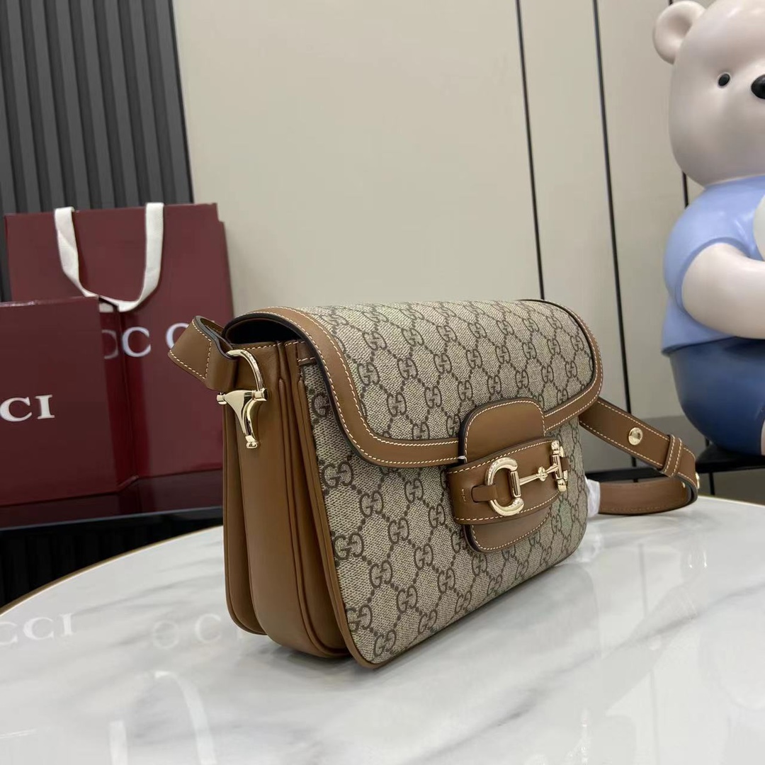 Gucci Horsebit 1955 Mini GG Supreme Canvas 658574-bag