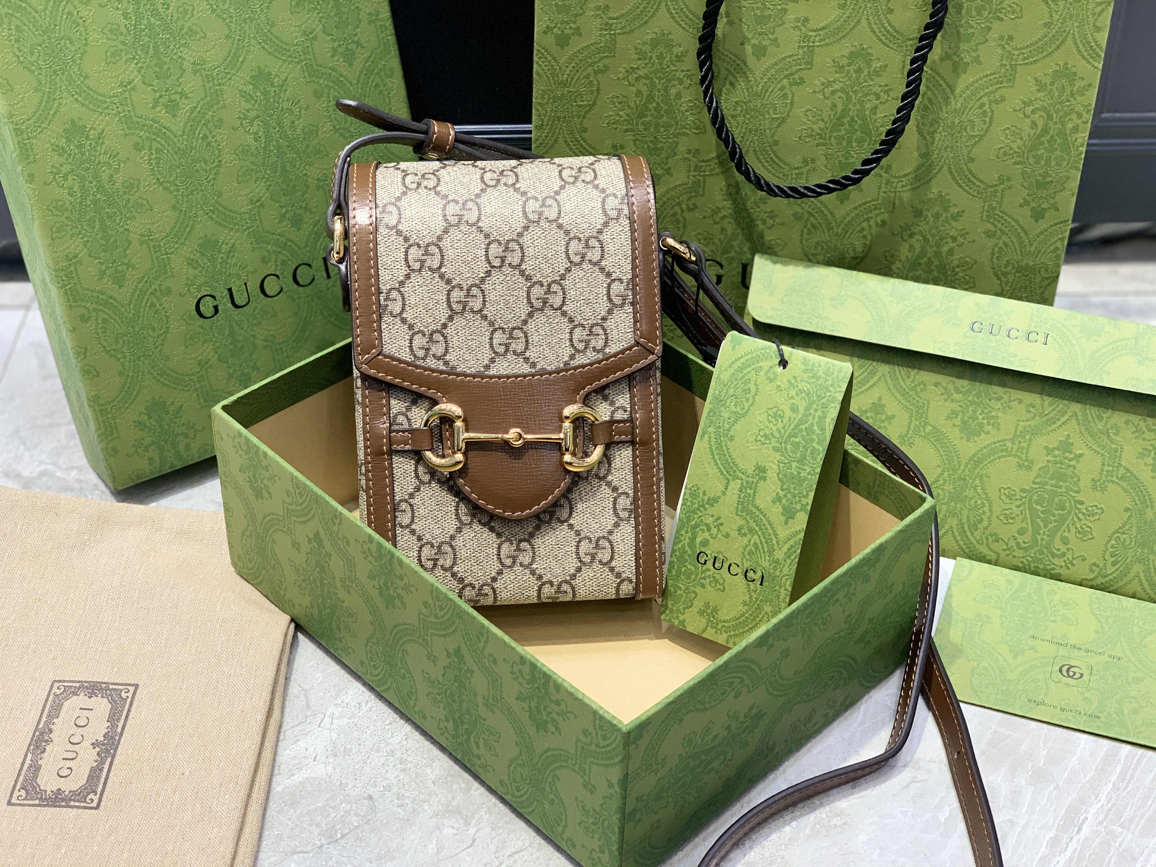 Gucci Horsebit 1955 Phonebag The Player Zone