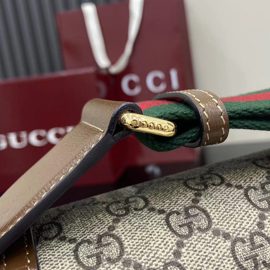 Gucci Horsebit 1955 Shoulder Bag Small Brown 602204 | eBay