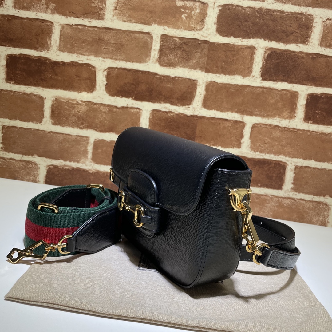 Gucci Horsebit 1955 Shoulder Black 602204-1DB0G-1000