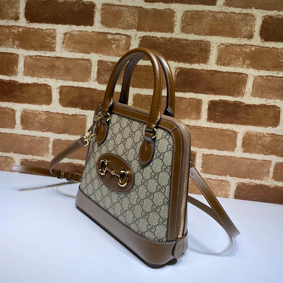 Gucci Horsebit 1955 Small Top Handle Tote Shoulder Bag