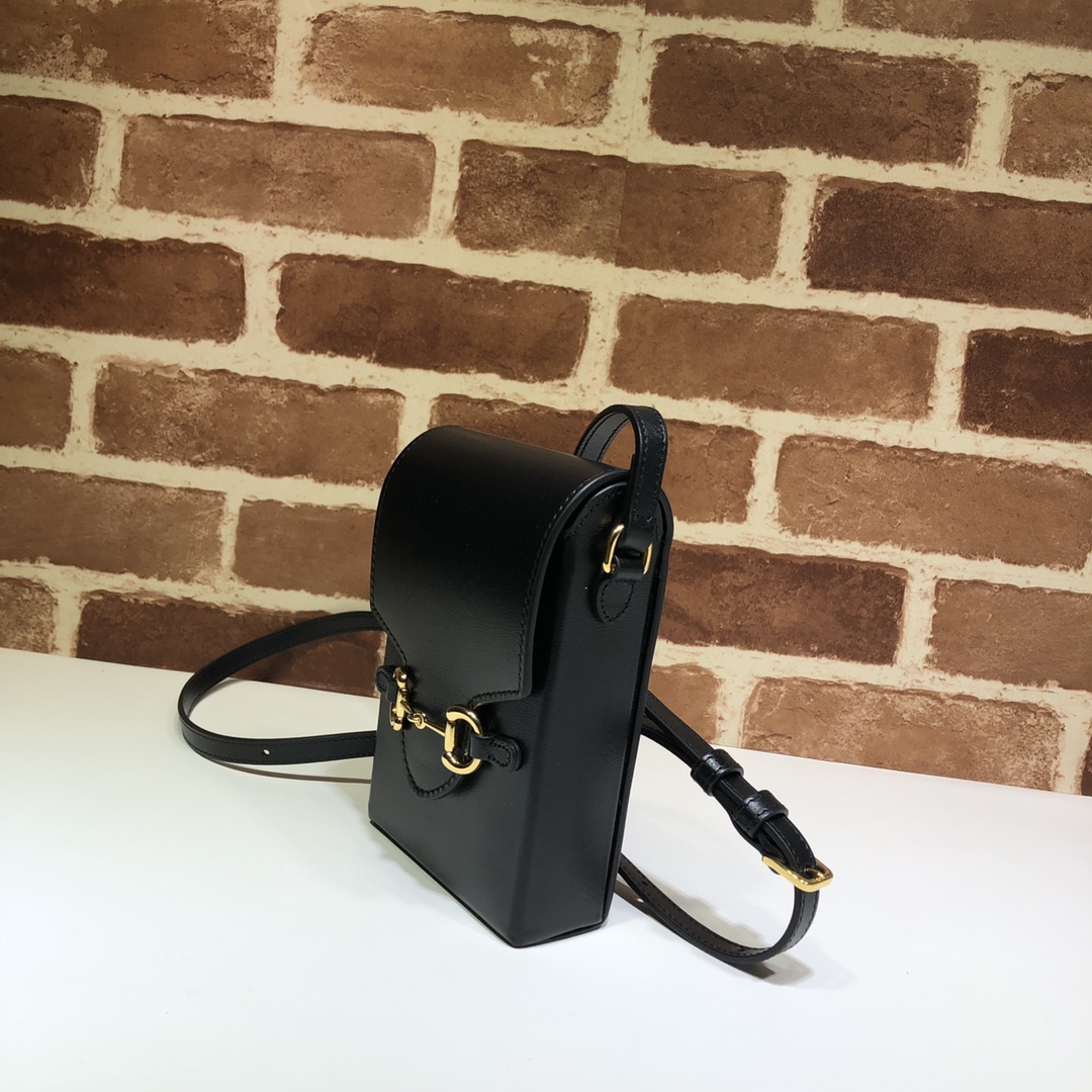 Gucci Horsebit Crossbody Bag - Black Crossbody Bags