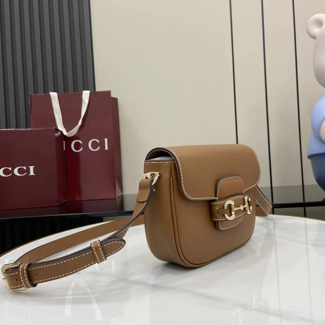 Gucci Horsebit Shoulder Bag Brown | eBay39