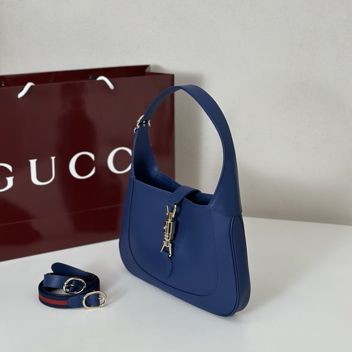 Gucci Jackie 1961 medium bag in Green Leather | GUCCI
