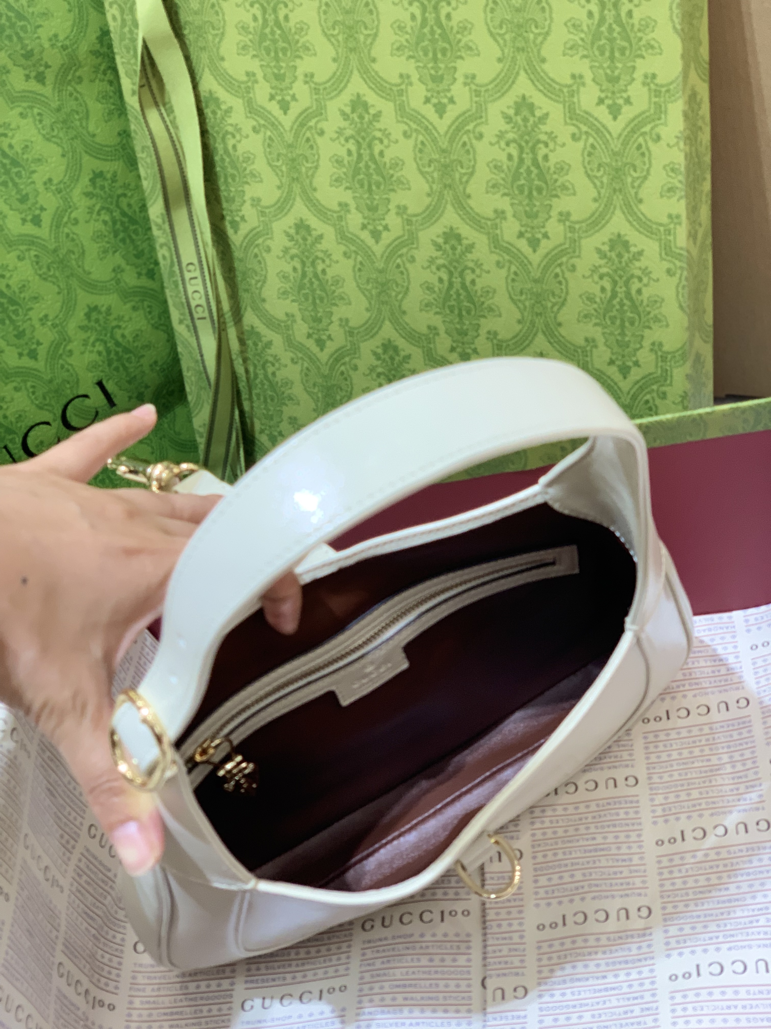 Gucci Jackie 1961 Mini Bag White