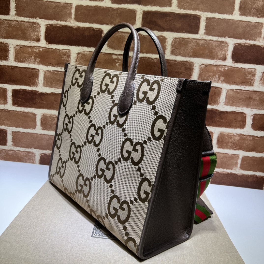 Gucci Jumbo GG all over logo canvas tote Bag
