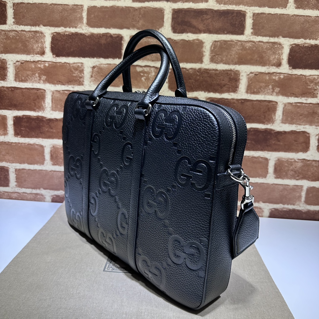 Gucci Jumbo GG Briefcase ‘Black’ 658573-AABY7-1000