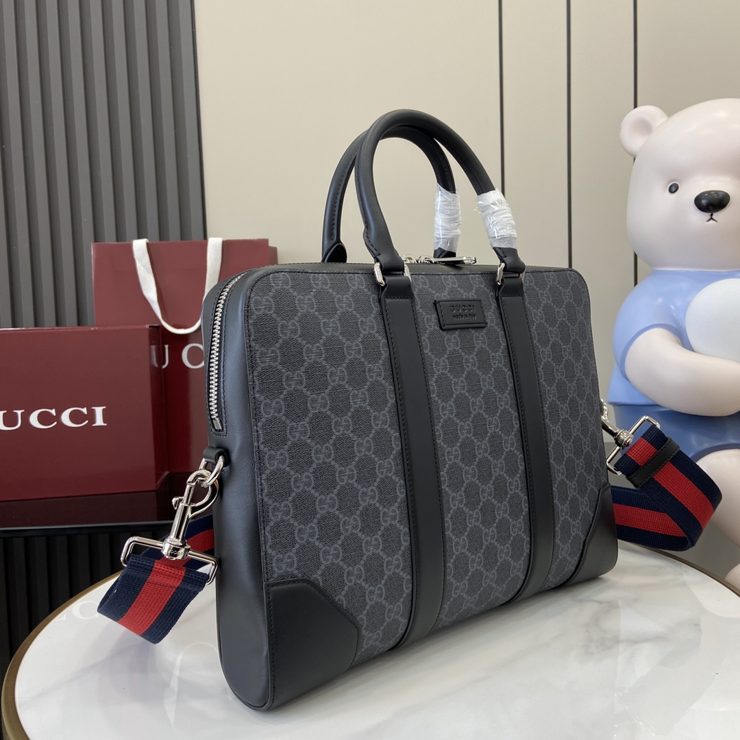 Gucci - Leather-Trimmed Monogrammed Coated-Canvas