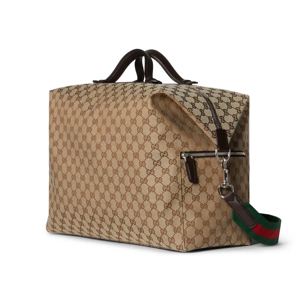 Gucci Medium GG Duffle Bag 'Beige' 821668-FAEHA-