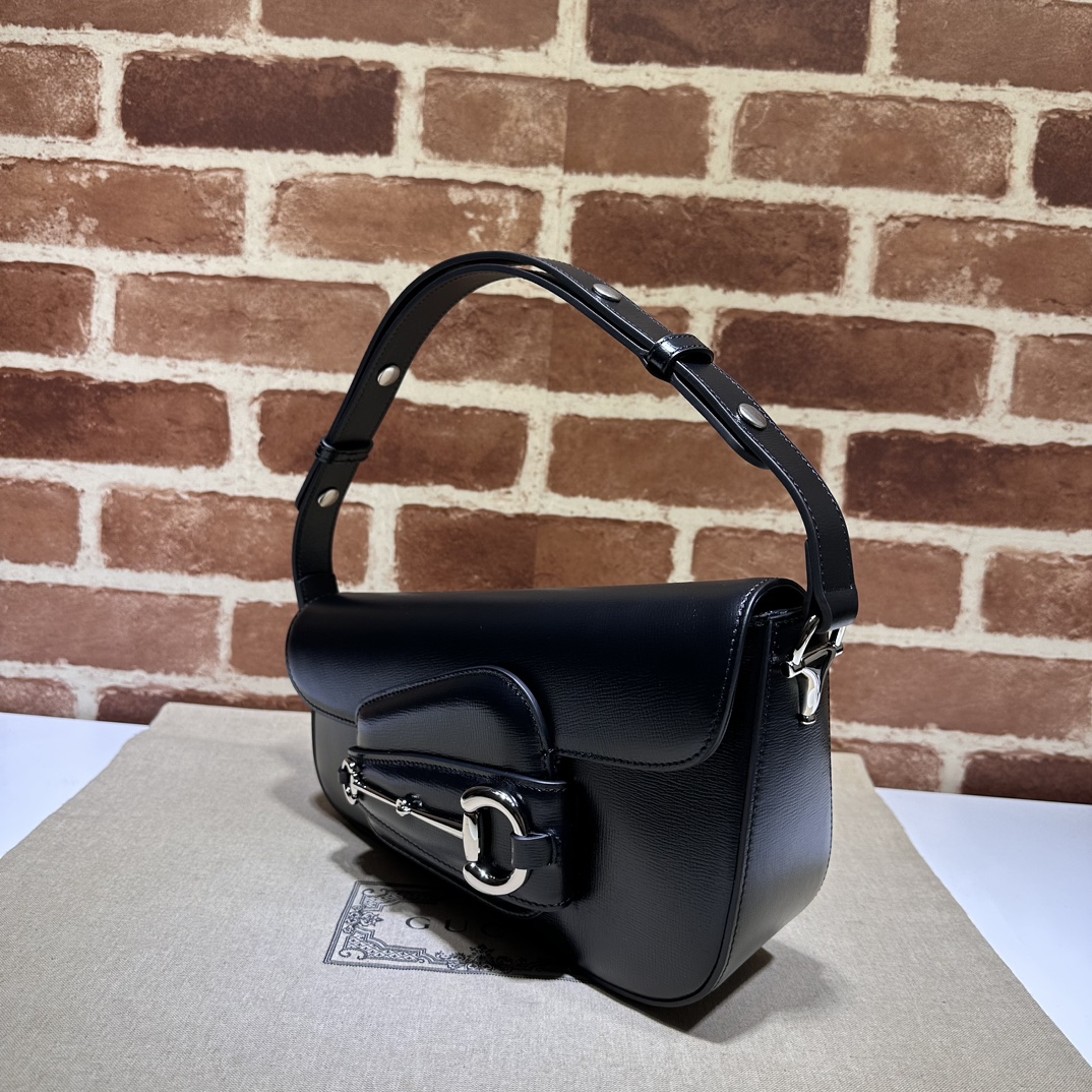 Gucci Mini Horsebit 1955 Shoulder Bag | Black