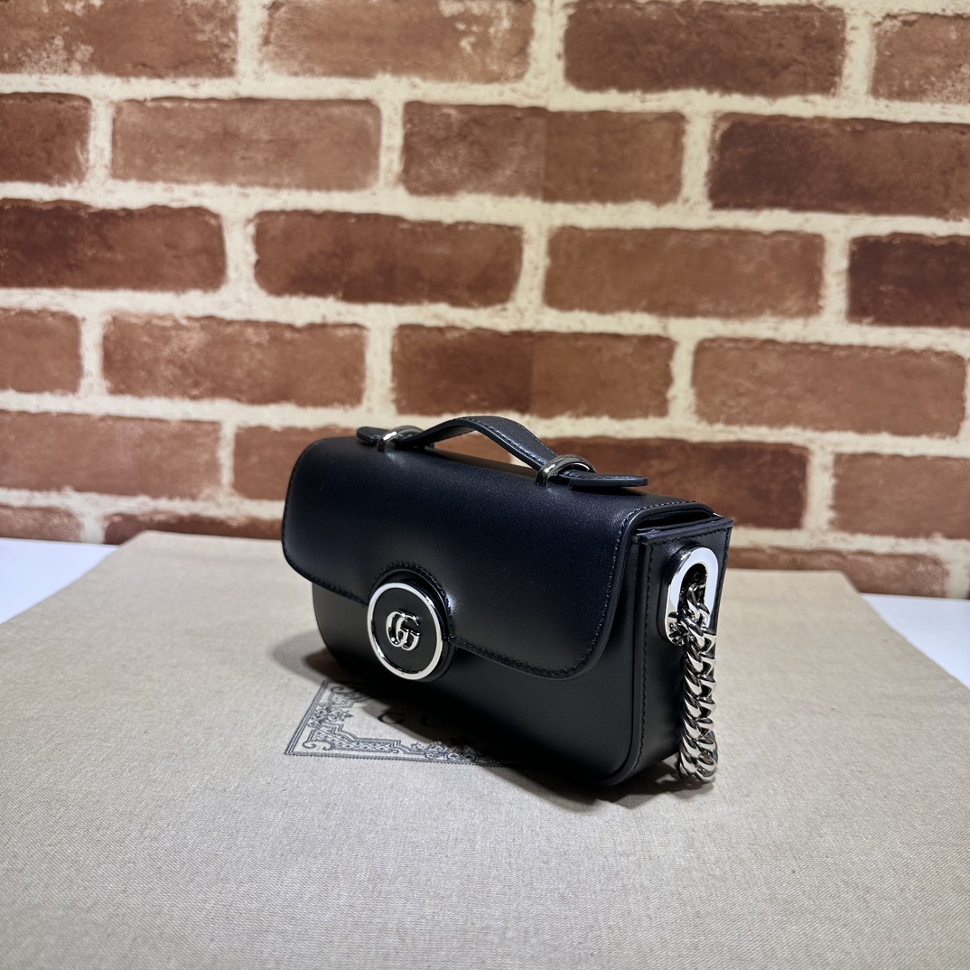 Gucci Mini Petite GG Shoulder Bag | Black
