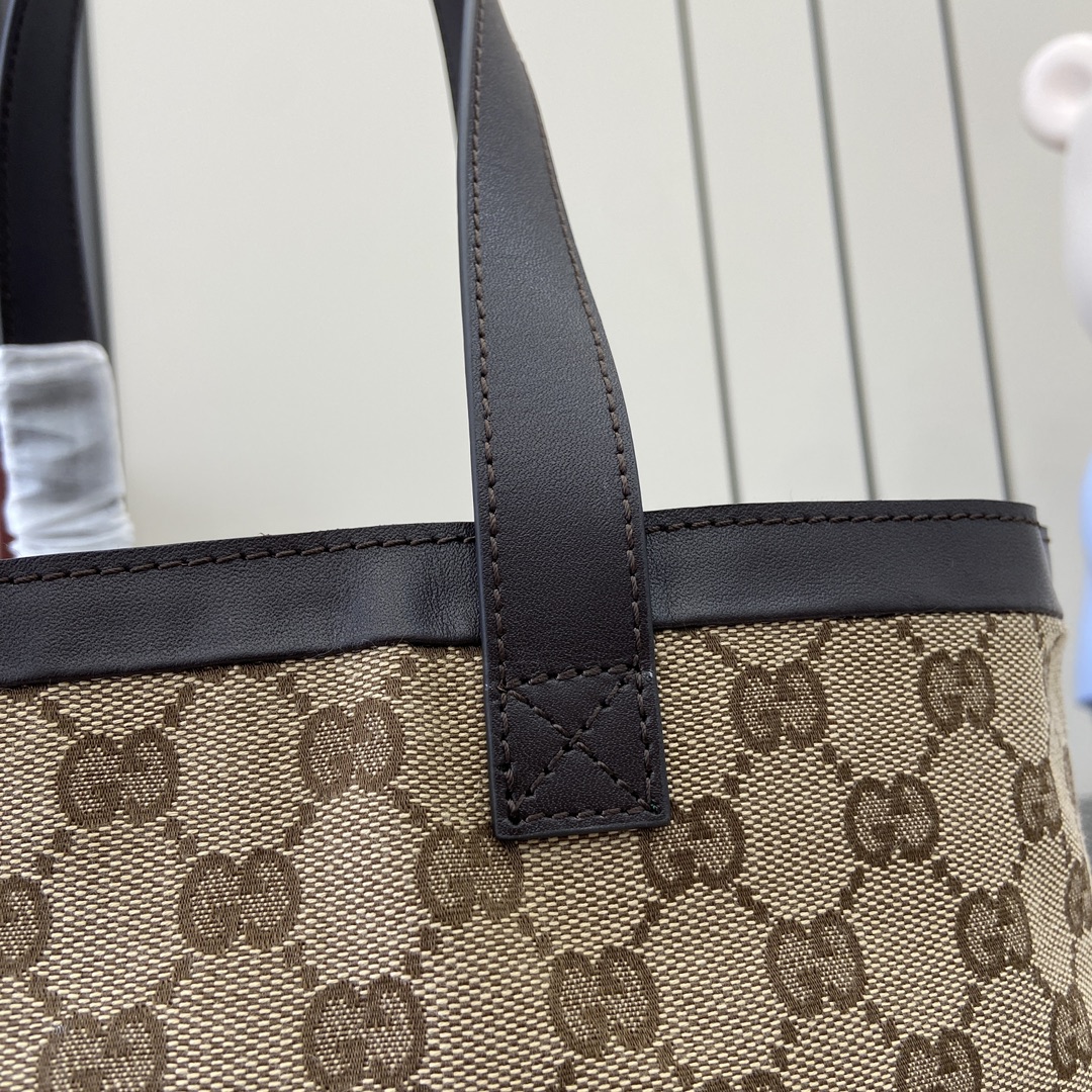 GUCCI Monogram Tote Bag Brown 1629218