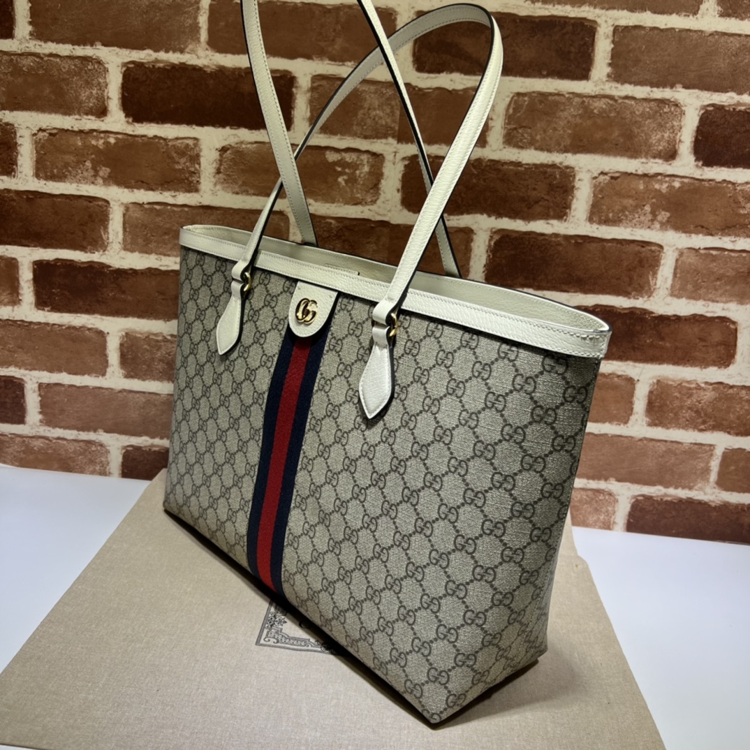 GUCCI O'Fear Large GG Tote Bag Tote GG Supreme canvas