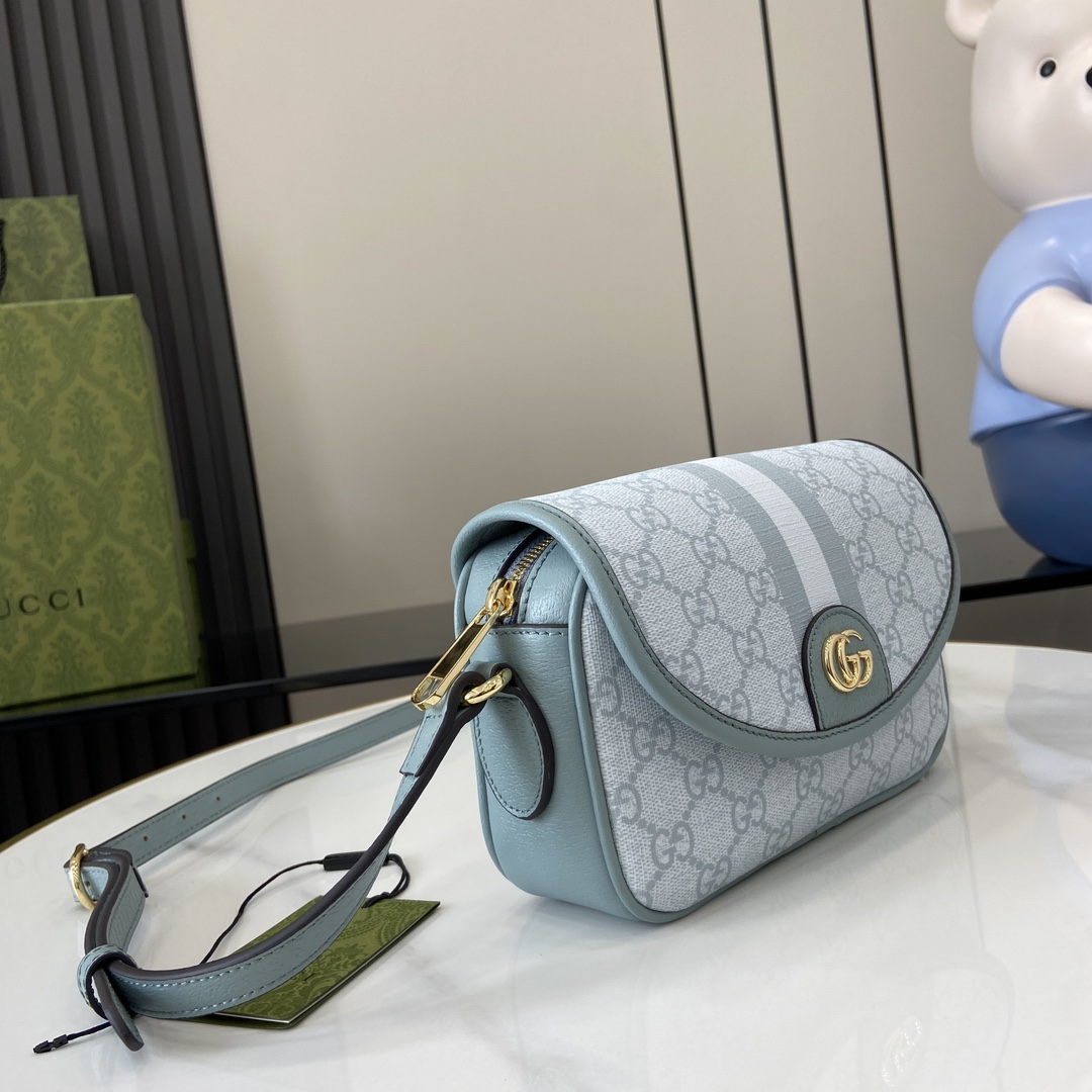 Gucci Ophidia Cuir Bleu