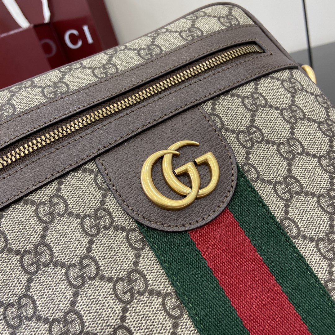 GUCCI OPHIDIA GG SMALL MESSENGER BAG