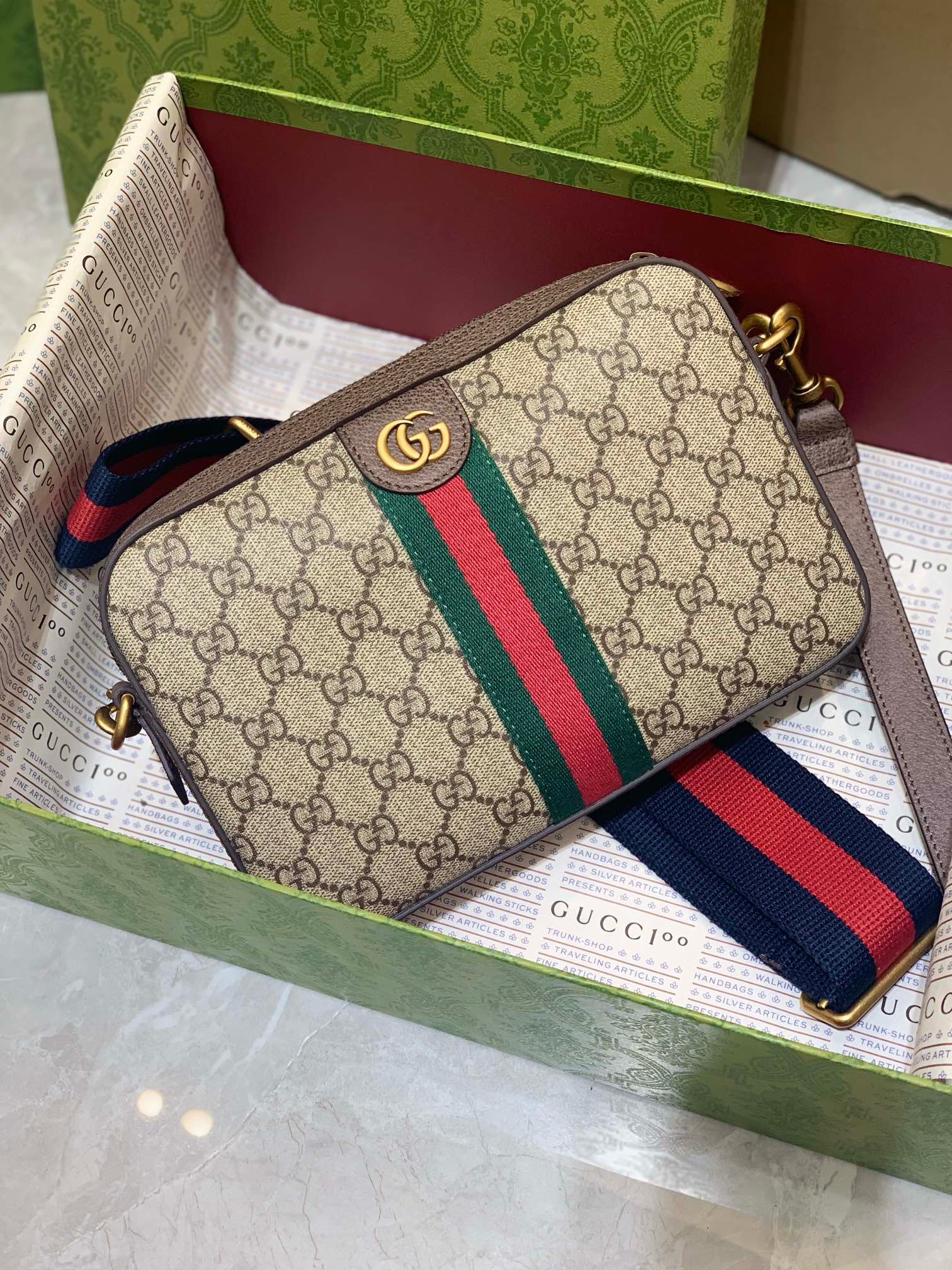 GUCCI Ophidia GG Small shoulder bag