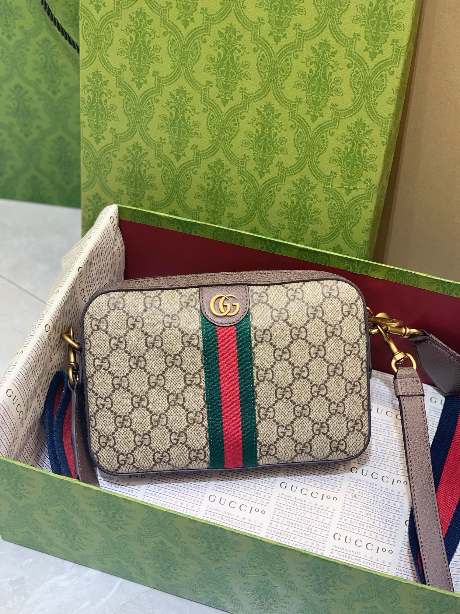 GUCCI Ophidia GG Small shoulder bag