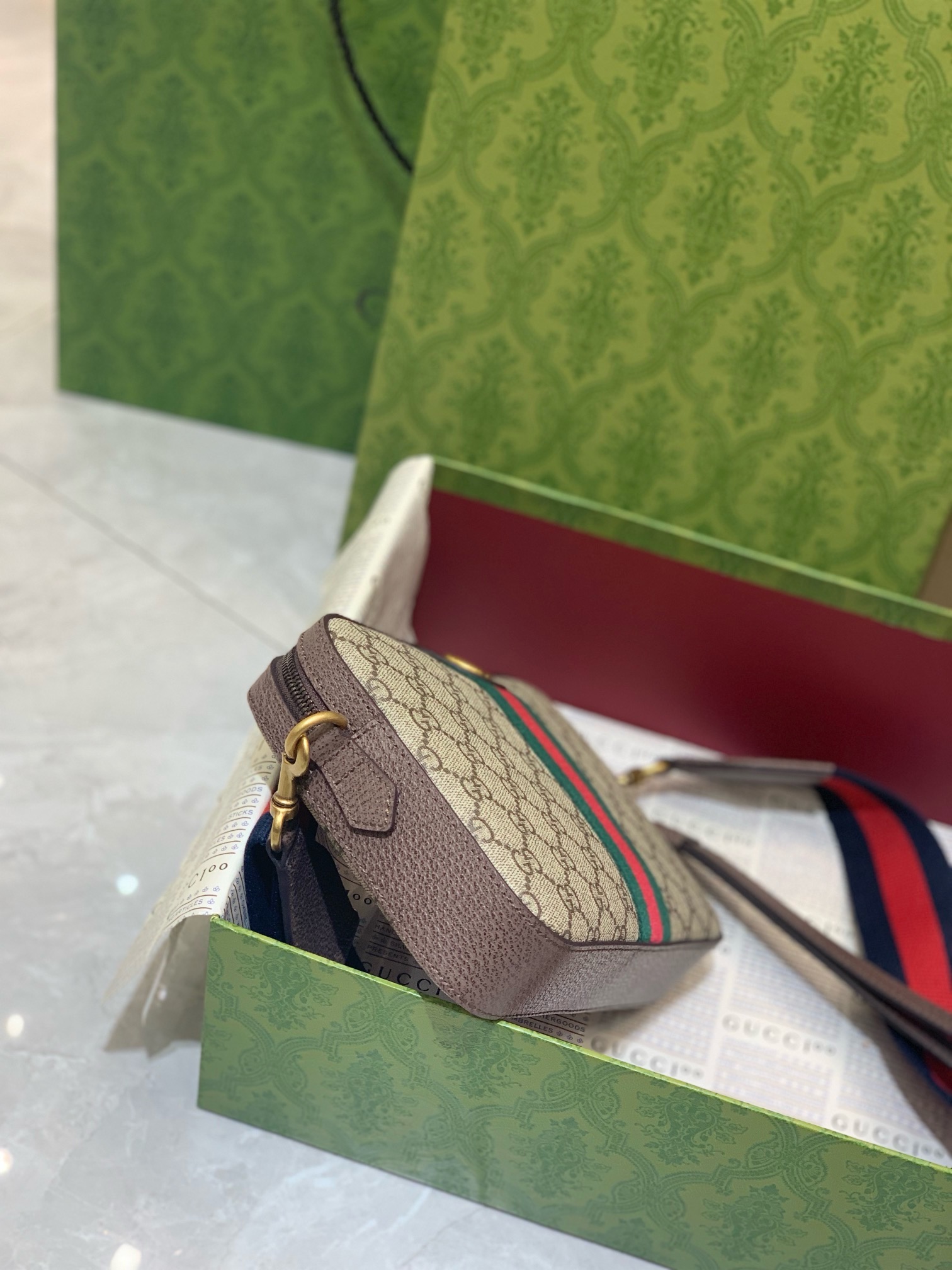 GUCCI Ophidia GG Small shoulder bag