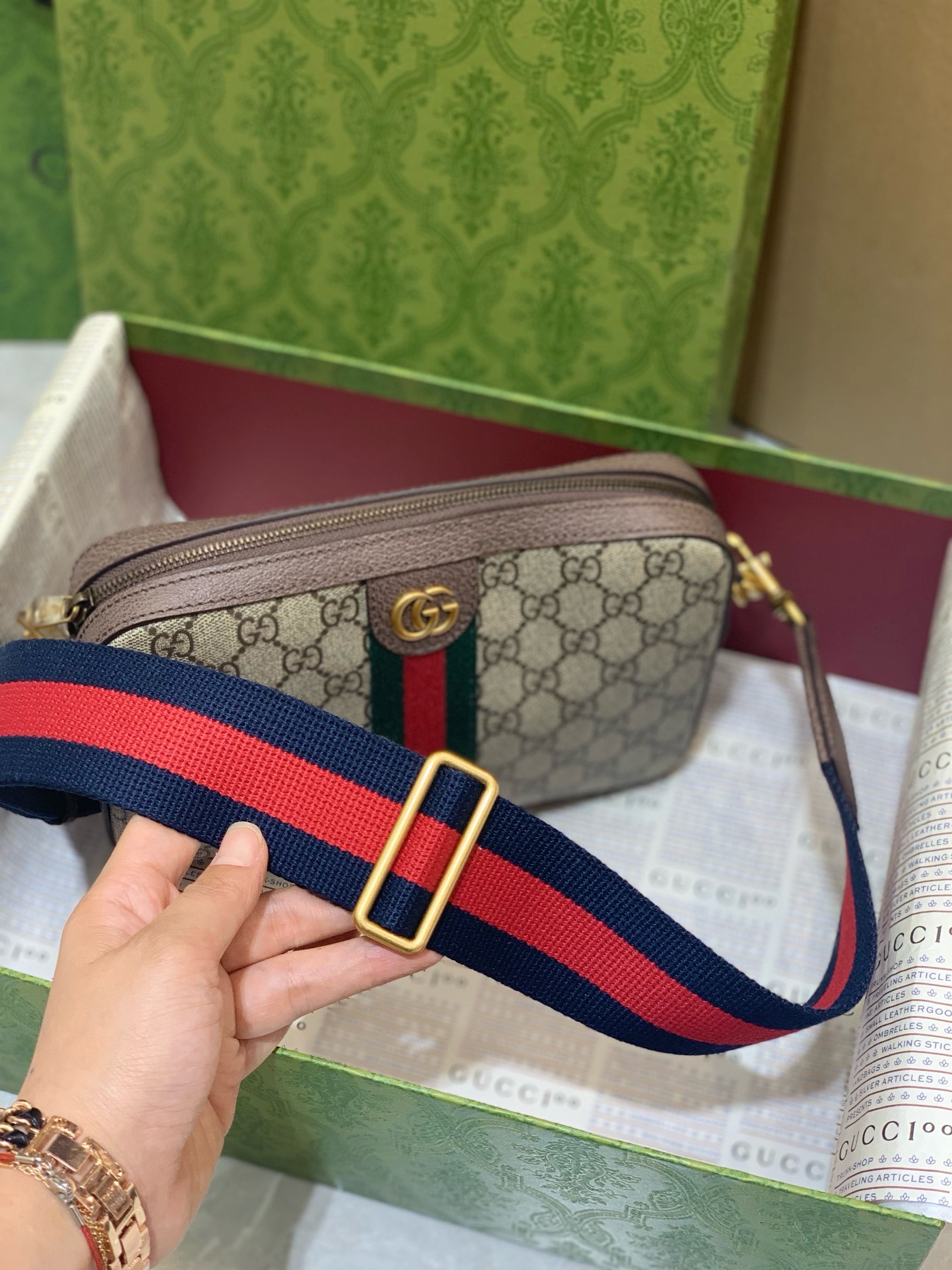 GUCCI Ophidia GG Small shoulder bag