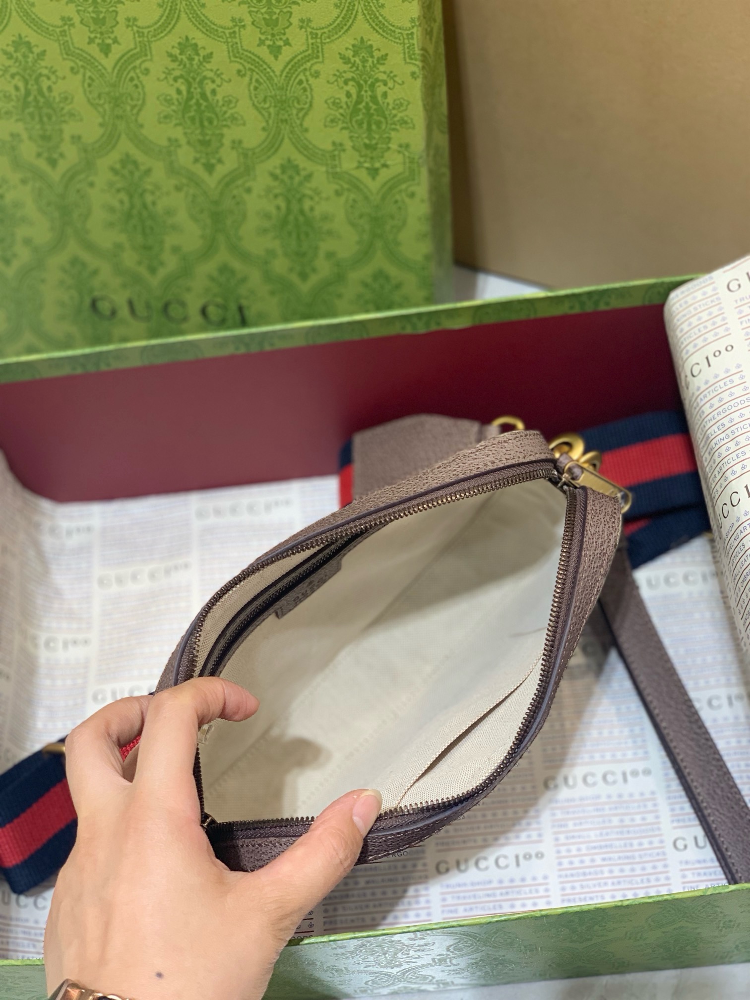 GUCCI Ophidia GG Small shoulder bag