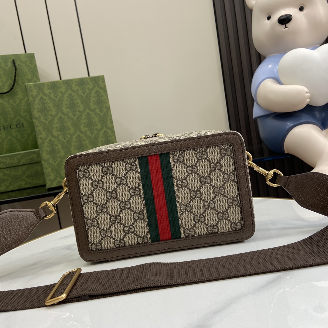 GUCCI Ophidia GG Supreme Lock Messenger GUCCI