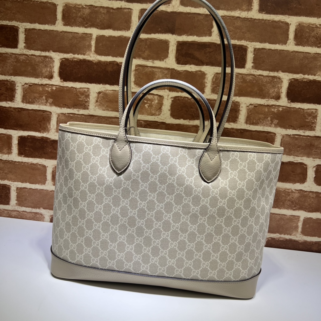 Gucci Ophidia Medium GG Supreme Canvas & Leather Tot