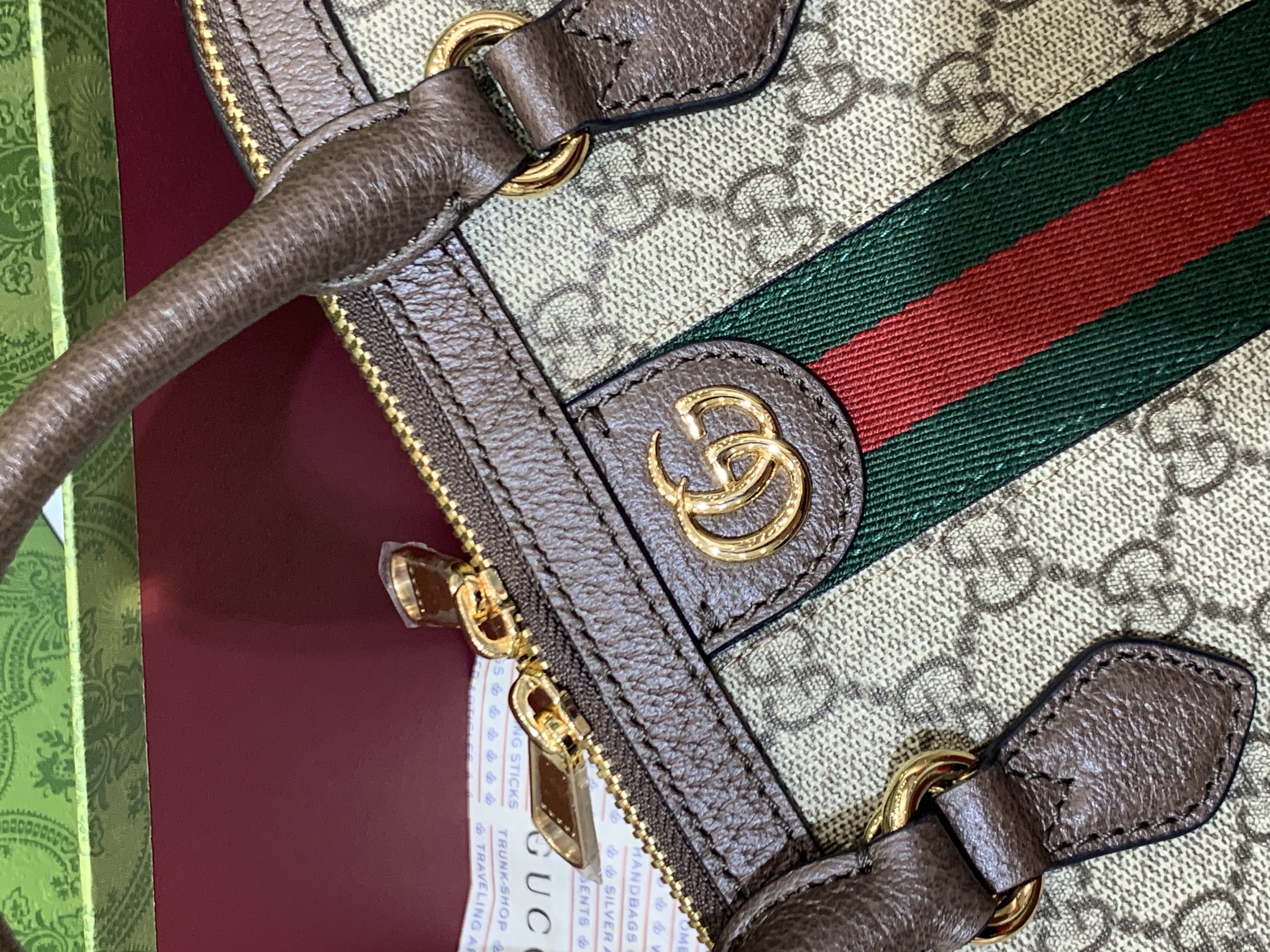 Gucci Ophidia Medium GG Top Handle Bag