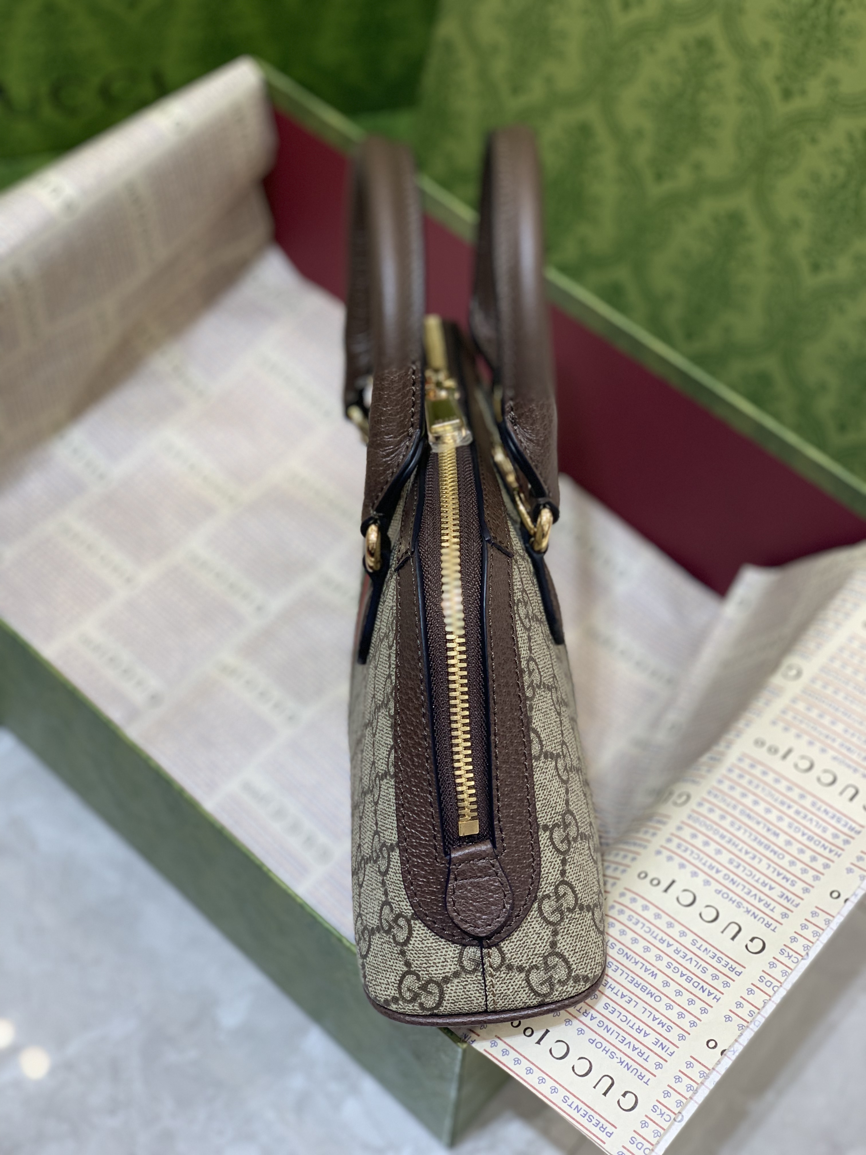 Gucci Ophidia Medium GG Top Handle Bag