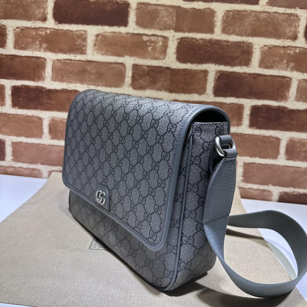 gucci Ophidia medium messenger bag in grey and black