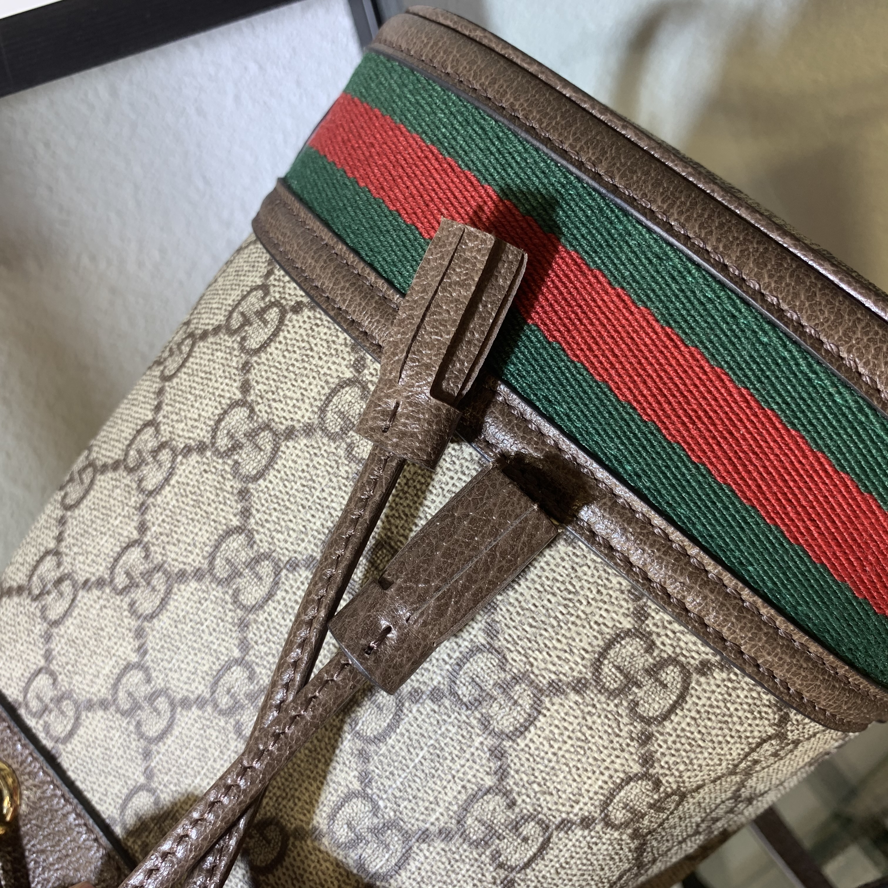 Gucci Ophidia Mini Bucket Shoulder Crossbody Bag
