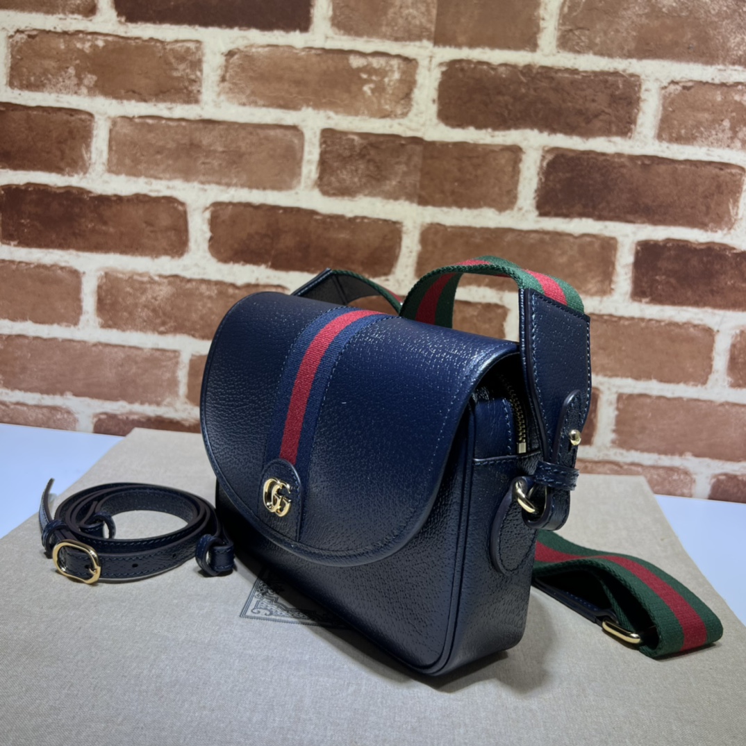Gucci Ophidia Mini Shoulder Bag In Blue