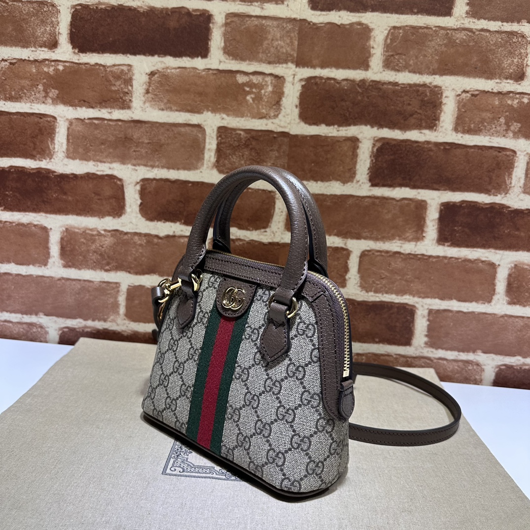 Gucci Ophidia Mini Top Handle Bag 'Beige' 77221