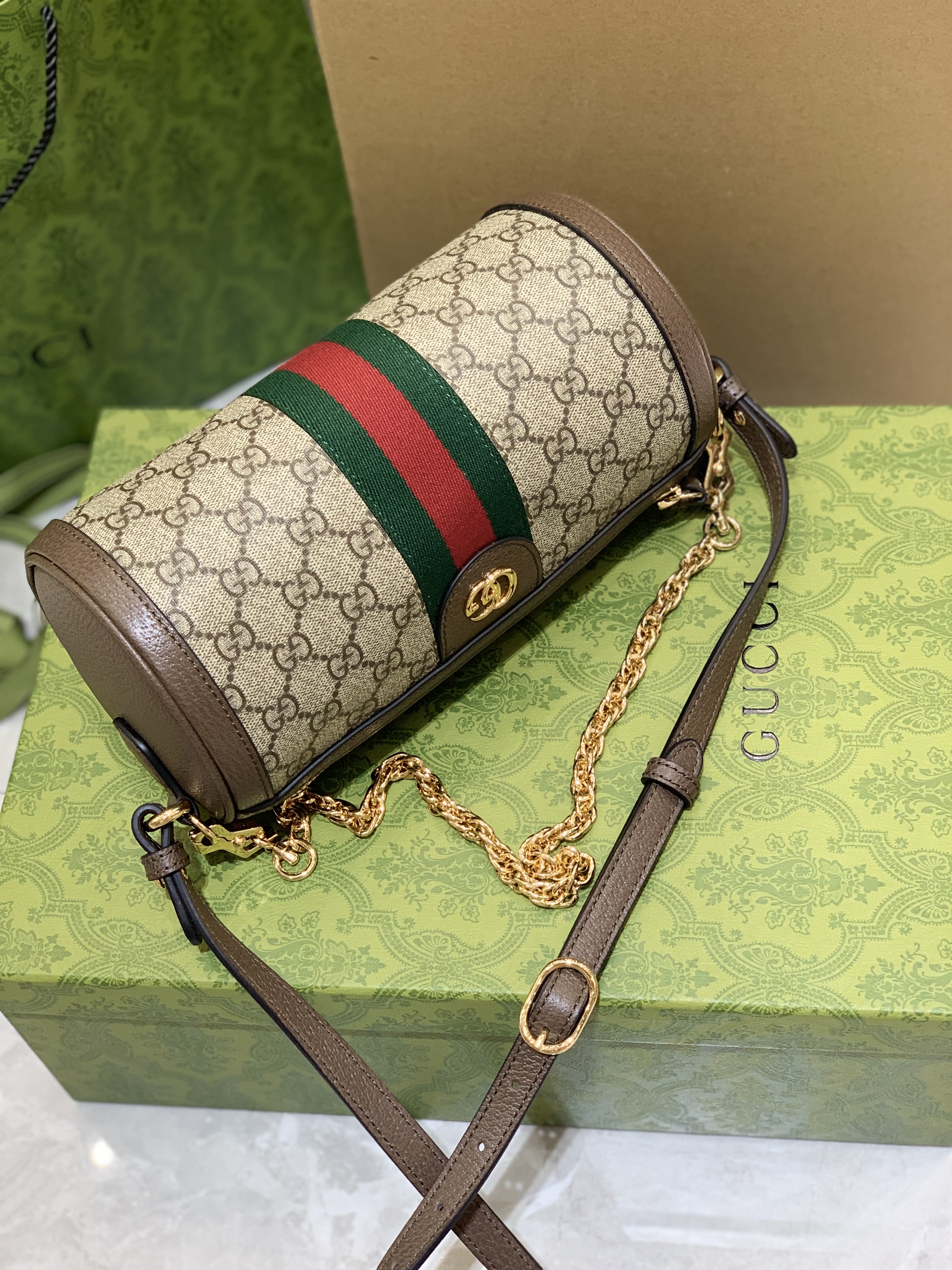 Gucci Ophidia Shoulder Bag | Neutrals