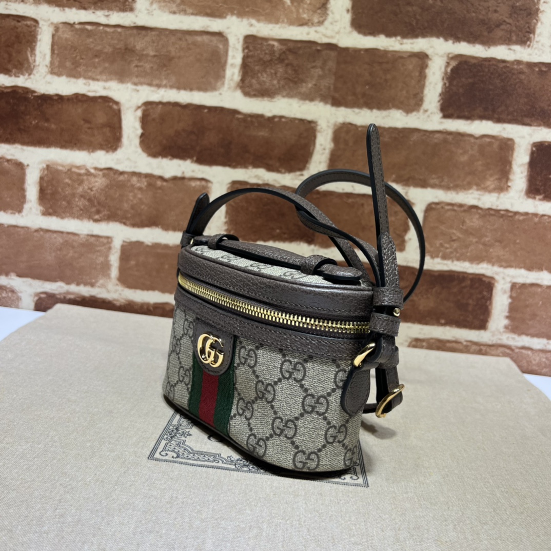 Gucci Ophidia Super Mini Shoulder Bag 'Beige' 816357