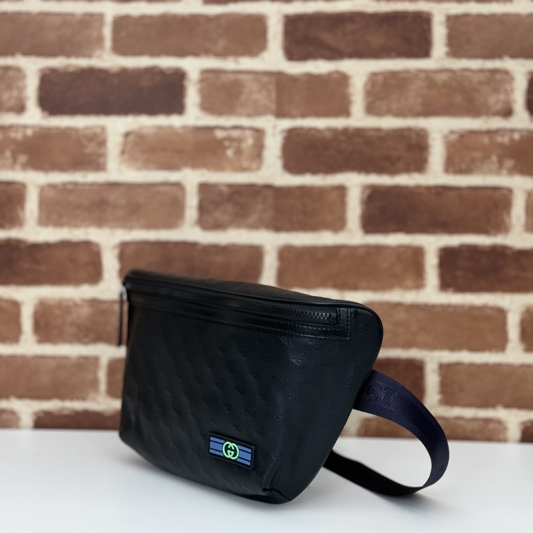 Gucci Original Gg Belt Bag Gg Canvas - Black