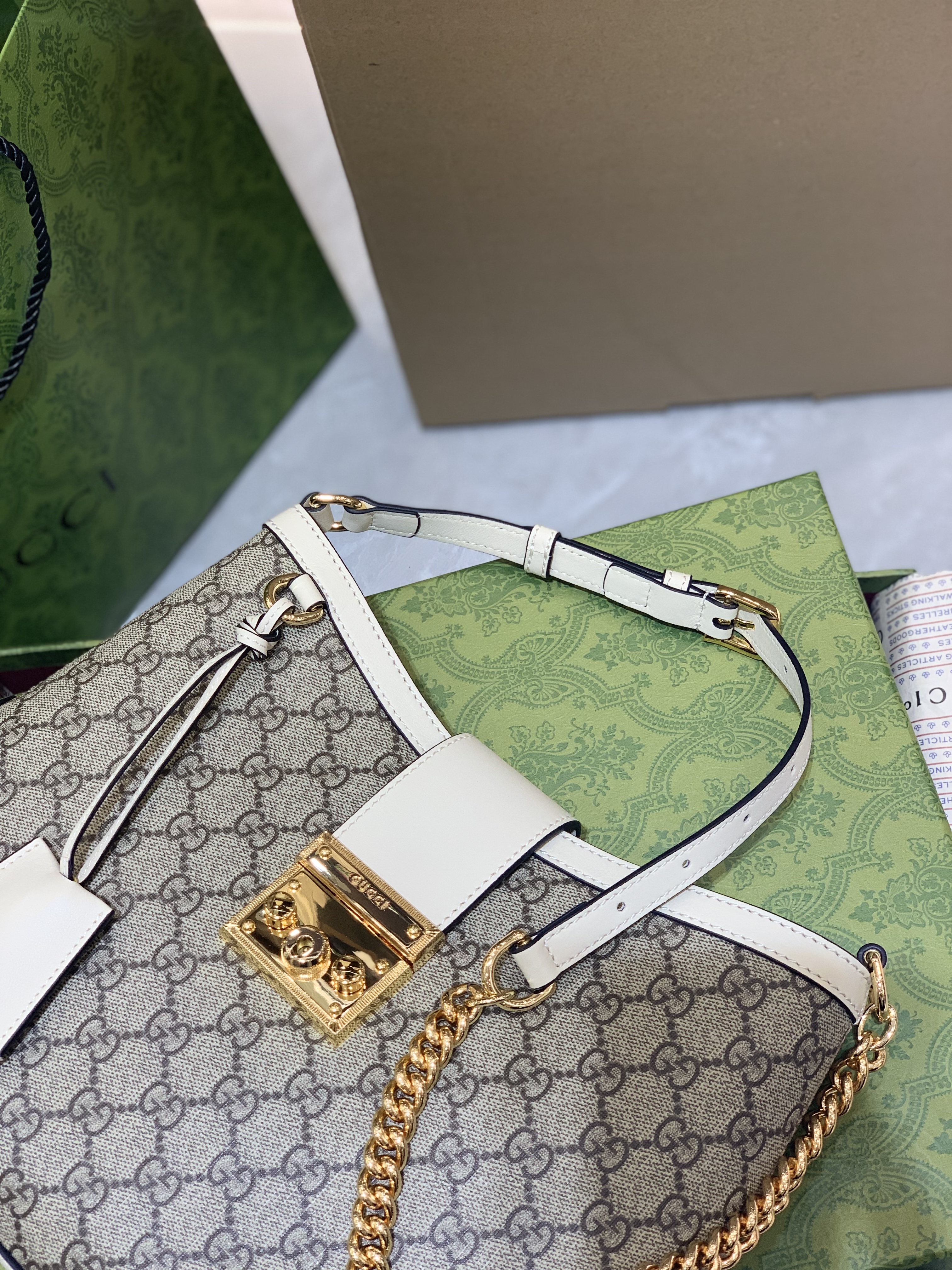 Gucci GG Supreme Padlock Bag - Stunning 2024 Luxury Handbag