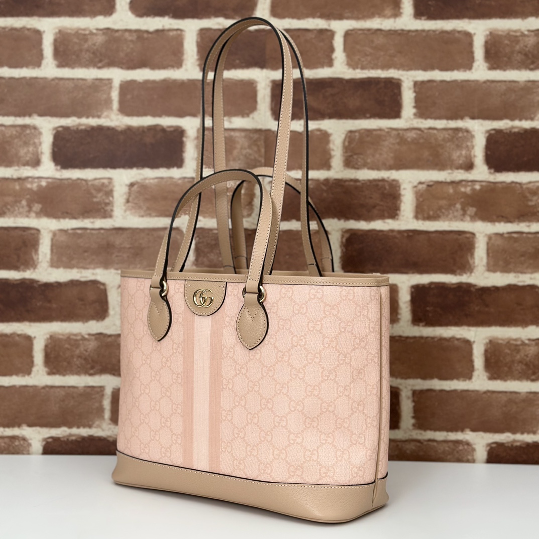 Gucci Pre-Owned 2010s Small Ophidia Tote Bag | Pink |