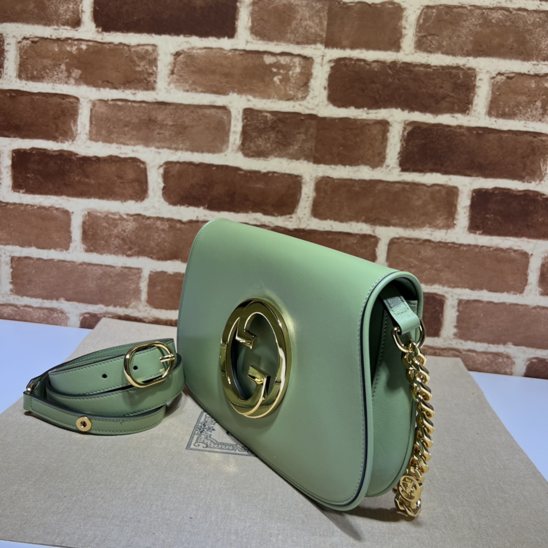 Gucci Pre-Owned 2020s Blondie Shoulder Bag | Green