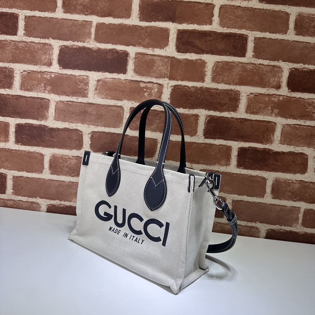 GUCCI Print Mini Tote shoulder crossbody Bag 772144 canvas
