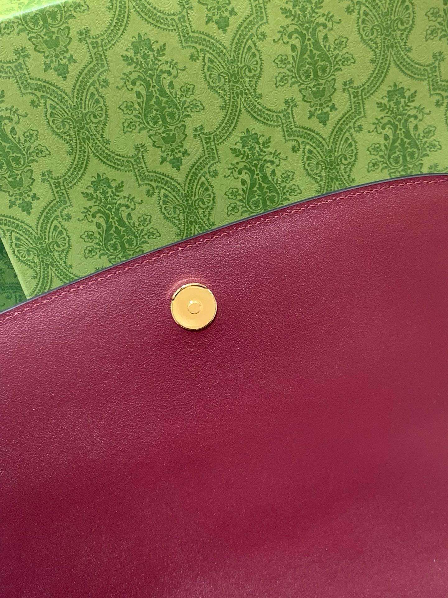 Gucci Rosso Ancora Blondie Medium Shoulder Bag