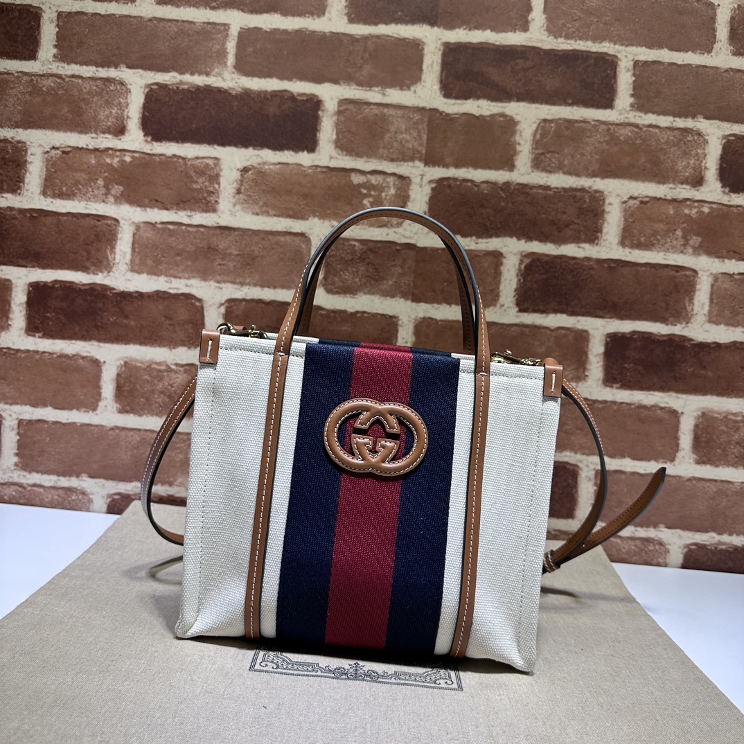 Gucci Small Canvas Tote Bag