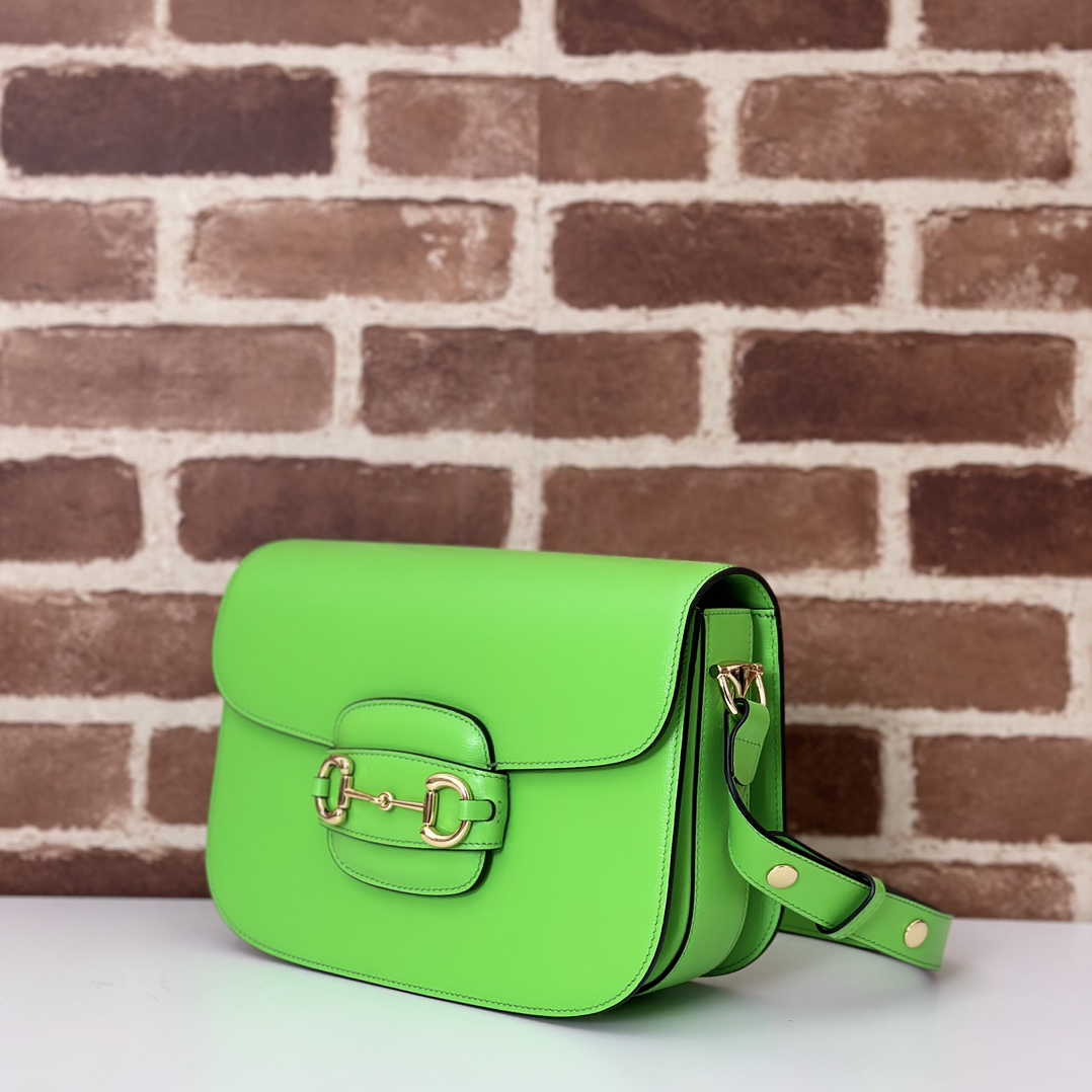 Gucci Small Horsebit 1955 Shoulder Bag | Green