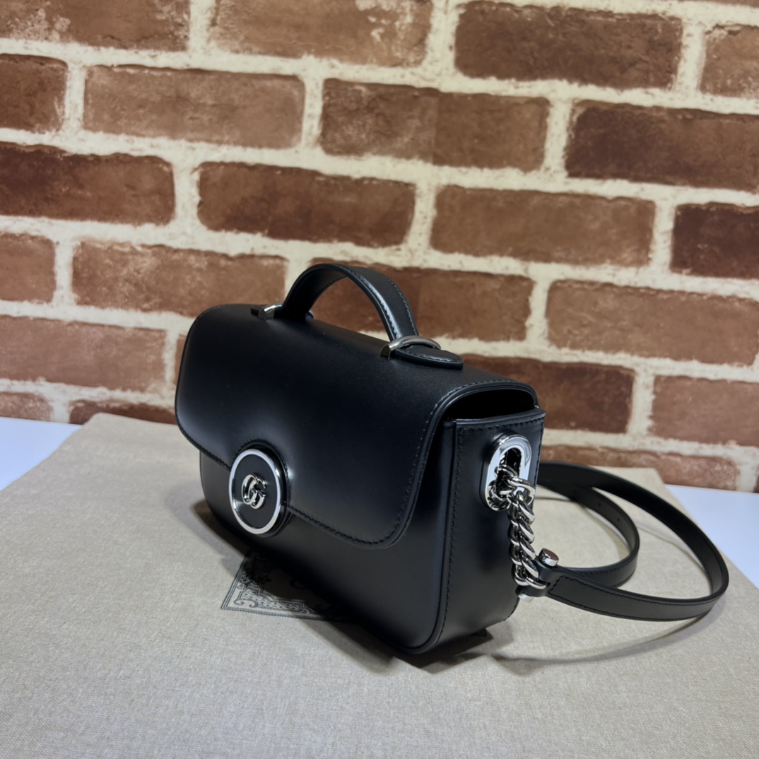 Gucci Small Petite GG Shoulder Bag | Black