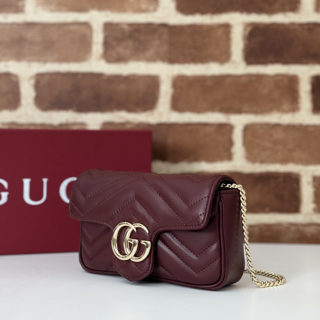 GUCCI super mini GG Marmont cross body bag