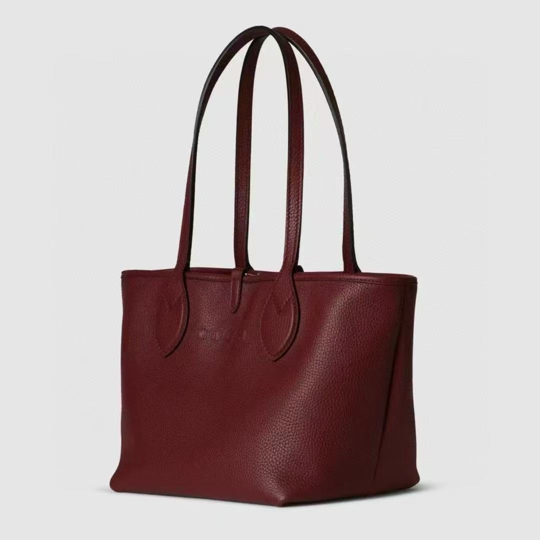 Gucci Totissima large reversible tote in Bordeaux Beige Leather