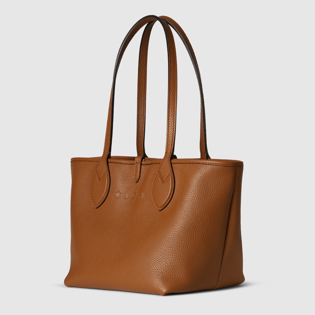 Gucci Totissima small reversible tote bag in brown leather