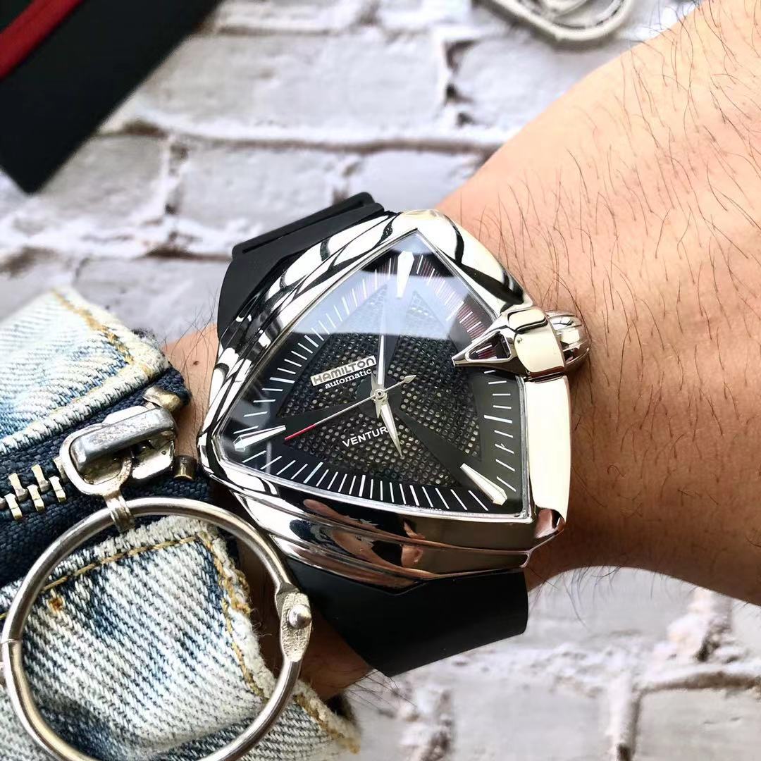 Hamilton Ventura Men’s Black Watch – H246551